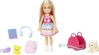 Barbie Seyahatte Chelsea Bebek ve Aksesuarları HJY17, Çocuklar İçin Barbie Bebek ve Aksesuarları