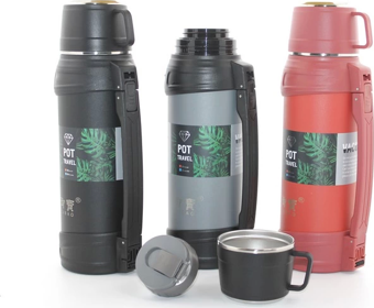 Paslanmaz Çelik Çift Katmanlı Termos 1.2 Lt Alk2312