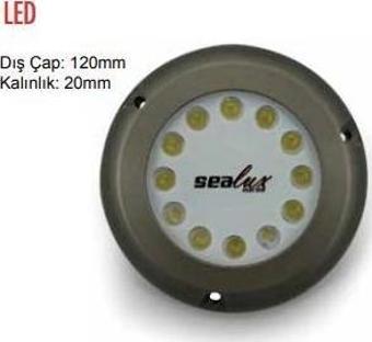 Sealux Su Altı Aydınlatma 12Led ,Beyaz 12-24V 36W