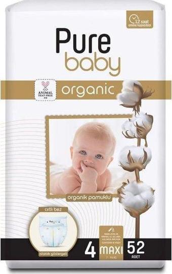 Pure Baby Bebek Bezi Pamuklu Maxi 52