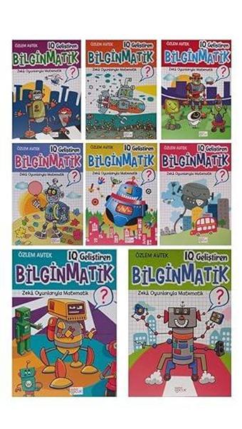 Akademi Çocuk Bilginmatik Zeka Oyunları-Özlem Aytek 8 Kitap Set - Akademi Çocuk Yayınevi