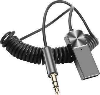 Apera Mt06 Mikrofonlu Araç Bluetooth 5.1 Kiti Herhangi Bir Kulaklık Aux Çıkışını Kablosuz Bağlantı Yapar