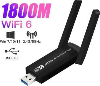 Apera Nr35 Usb Wifi 6 Kablosuz Ağ Adaptörü Wireless 1800Mbps Windows Macos Linux