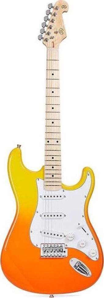SX SEM1 Elektro Gitar (Burning Fire)