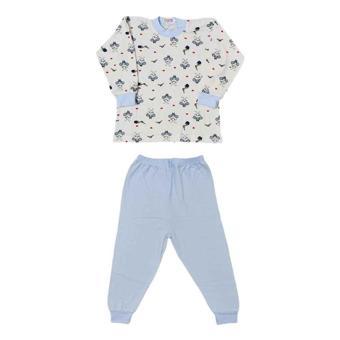 Sebi Bebe Bebek Pijama Takımı 2405 Mavi 1 Yaş