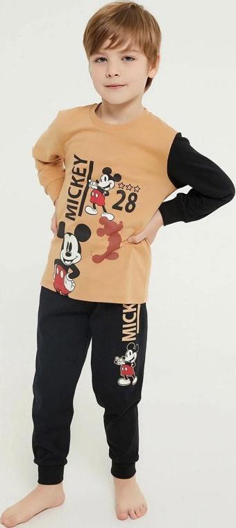 Mickey Mouse Erkek Çocuk 2'li Takım D4705-3 Camel 7-8 Yaş