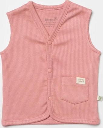 Biorganic Modal Nature Bebek Yelek 61501 Mercan 24-36 Ay