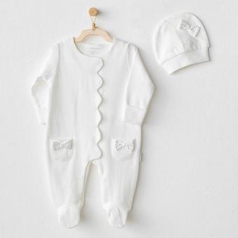 Andywawa Chic Girl Tulum Takım AC25823 Ekru 3-6 Ay
