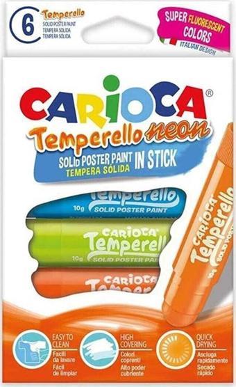 Carioca Temperello Stıck Poster Boyama Kalemi Fosforlu 6'lı