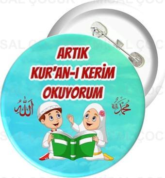 Misal Çocuk Rozet 01 - Artık Kur'An-I Kerim Okuyorum