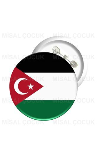 Misal Çocuk Rozet 21 - Türk Ve Filistin Bayrağı