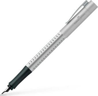 Faber-Castell Grip 2011 Fountain Pen - Silver - Fine Point