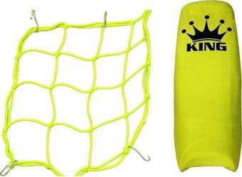 Cg-Cup-Drift Uyumlu İkili Sarı Kombin (Koltuk Kılıfı+Kask Filesi)