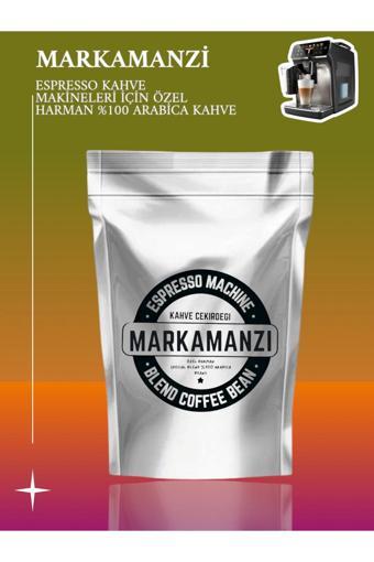 Markamanzi Otomatik Espresso Kahve Makineleri Için Özel Harmanlanmış Ve Kavrulmuş %100 Arabica Çekirdek 500 Gr