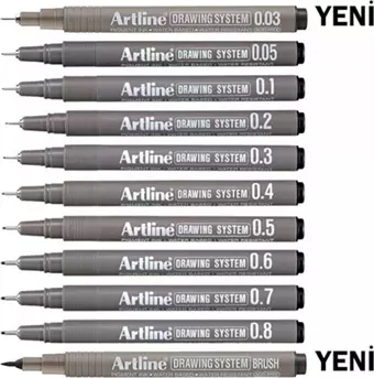 Artline Drawing System 11'li Teknik Çizim Kalem Seti