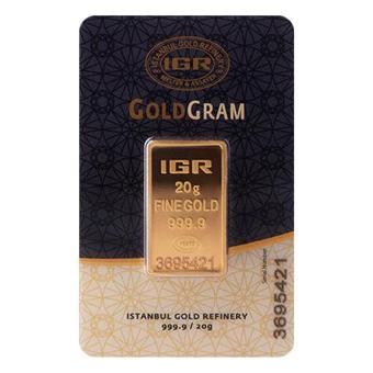 RimaGold 20 gr 24 Ayar 999.9 Milyem İAR Gram Altın