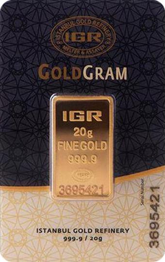 RimaGold 20 gr 24 Ayar 999.9 Milyem İAR Gram Altın