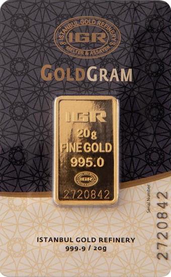RimaGold 20 gr 24 Ayar İAR Gram Altın