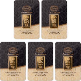 RimaGold 5 Adet 2.5 gr 24 Ayar İAR Gram Altın