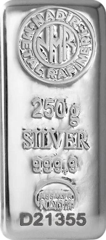 RimaGold NadirGold 250 Gr Gümüş Külçe