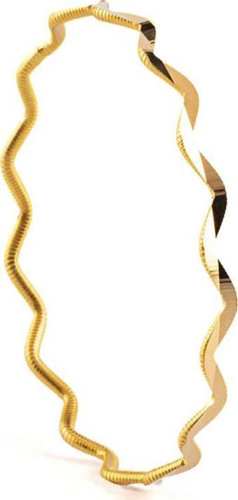 Rima Gold 22 Ayar 10 Gram Ajda Dalgalı Bilezik