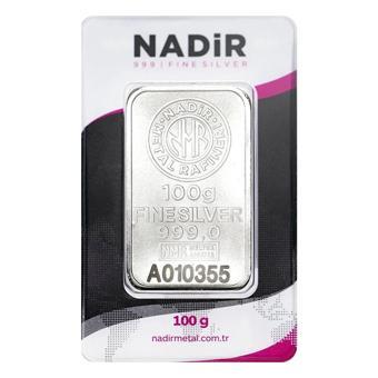 RimaGold NadirGold 100 Gr Gümüş Külçe
