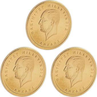 Rima Gold 3 Adet Ata Çeyrek Altın Yeni Tarihli Set