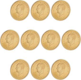 Rima Gold 10 Adet Ata Çeyrek Altın Yeni Tarihli Set