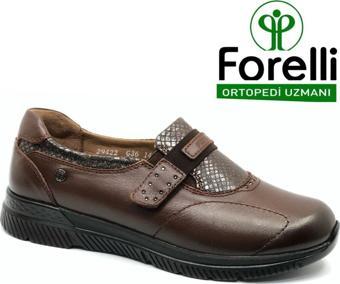 Forelli Tulıp Hakiki Deri Ortopedik Comfort Kadın Casual Ayakkabı
