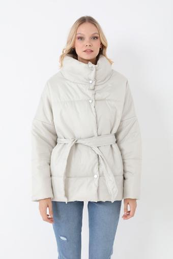 Kadın Dolgulu Astarlı Su Geçirmez Rüzgara Dayanıklı Oversize Bomber Mont Kaban Parka
