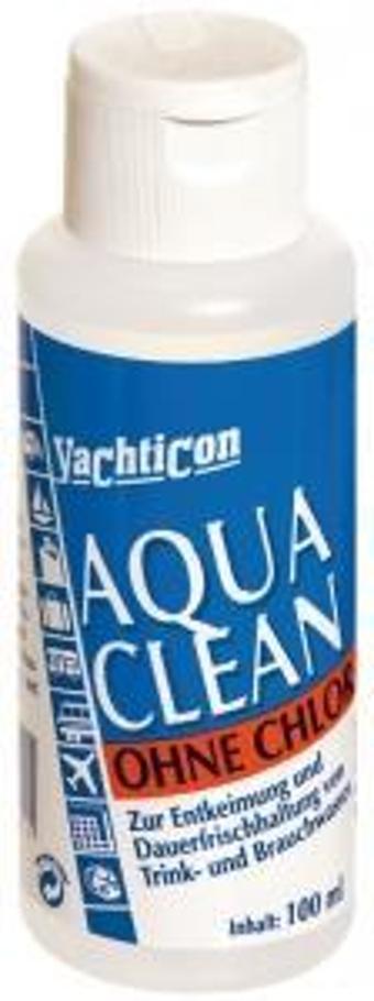 Aqua Clean. Klor içermez. İçme ve depolama suyunun tazeliğini uzun müddet muhafaza eder.