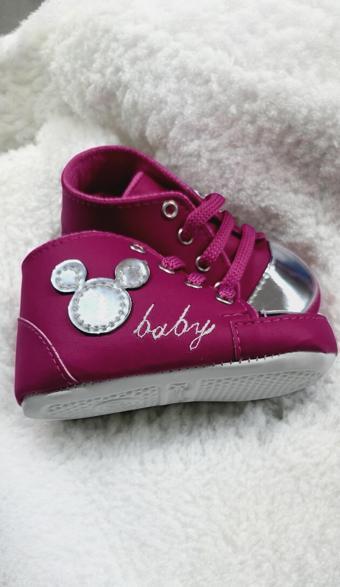 Minnie Kız Bebek Patik