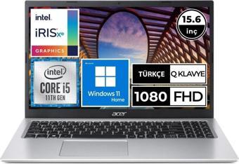 ACER Aspire 3 A315-58 Nx.addey.003 I5-1135g7 8gb 256ssd 15.6" Fullhd W11h Taşınabilir Bilgisayar