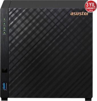 Asustor As1104t Realtek Qc 1 Gb Ram- 4-diskli Nas Server (Disksiz)