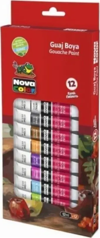 Nova color Guaj Boya Tüp 12 Li 12 ml Nc-781