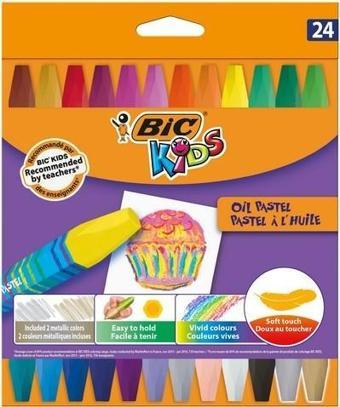 Bic Yağlı Pastel Boya 24 Lü Kutu