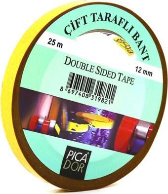 Picador 12 Mm X 25 Mt Çift Taraflı Bant