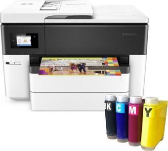 HP Officejet Pro 7740 Fotokopi + Faks + Tarayıcı + Wi-Fi + Airprint + A3 Yazıcı G5J38A ve Bitmeyen K