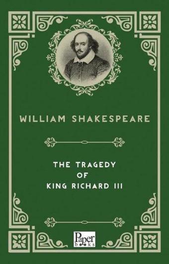 The Tragedy of  King Richard 3 - William Shakespeare - Paper Books