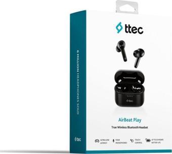 Ttec Yeni Airbeat Play Gerçek Kablosuz Tws Bluetooth Kulaklık Siyah