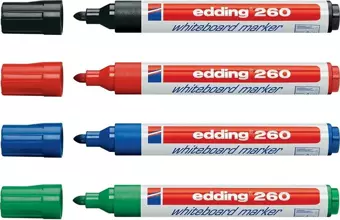 Edding Silinebilir Yazı Tahtası Kalemi Board Marker 4 Renk 260