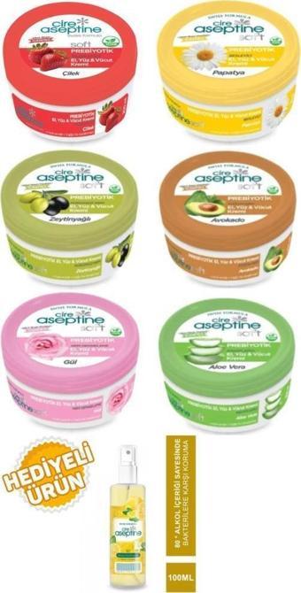 Cire Aseptine 30 Ml Karma Krem 6 Çeşit+100ml Kolonya Hediyeli