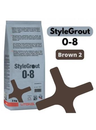STYLEGROUT 0-8 BROWN 2 DERZ DOLGU 3 KG