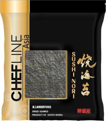 Chefline Asia Sushi Nori (Gold) Yosun (50 Yaprak) 125 Gr