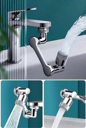 Tafce 1080 Derece Dönebilen 2 Modlu Mutfak Musluk Başlığı Banyo Musluk Ucu Evrensel Fonksiyonlu Başlık