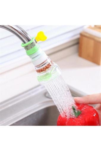 Tafce Su Tasarrufu Sağlayan Pervaneli Musluk Ucu Pratik Kullanışlı Plastik Renkli Oynar Başlık 360 Derece