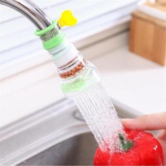 Tafce Su Tasarrufu Sağlayan Pervaneli Musluk Ucu Pratik Kullanışlı Plastik Renkli Oynar Başlık 360 Derece