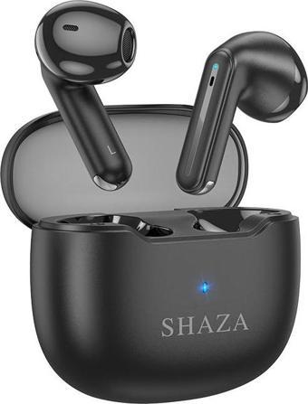 SHAZA Air7 Gürültü Azaltma ENC 4 Mikrofonlu Bluetooth 5.3 TWS Kulaklık Siyah