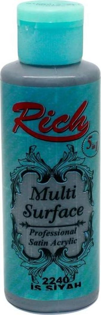 Rich Multi Surface Akrilik Boya 120cc /130cc 2240 İs Siyah