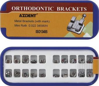 Azdent Diş Teli Braketi 0.022 345W/H